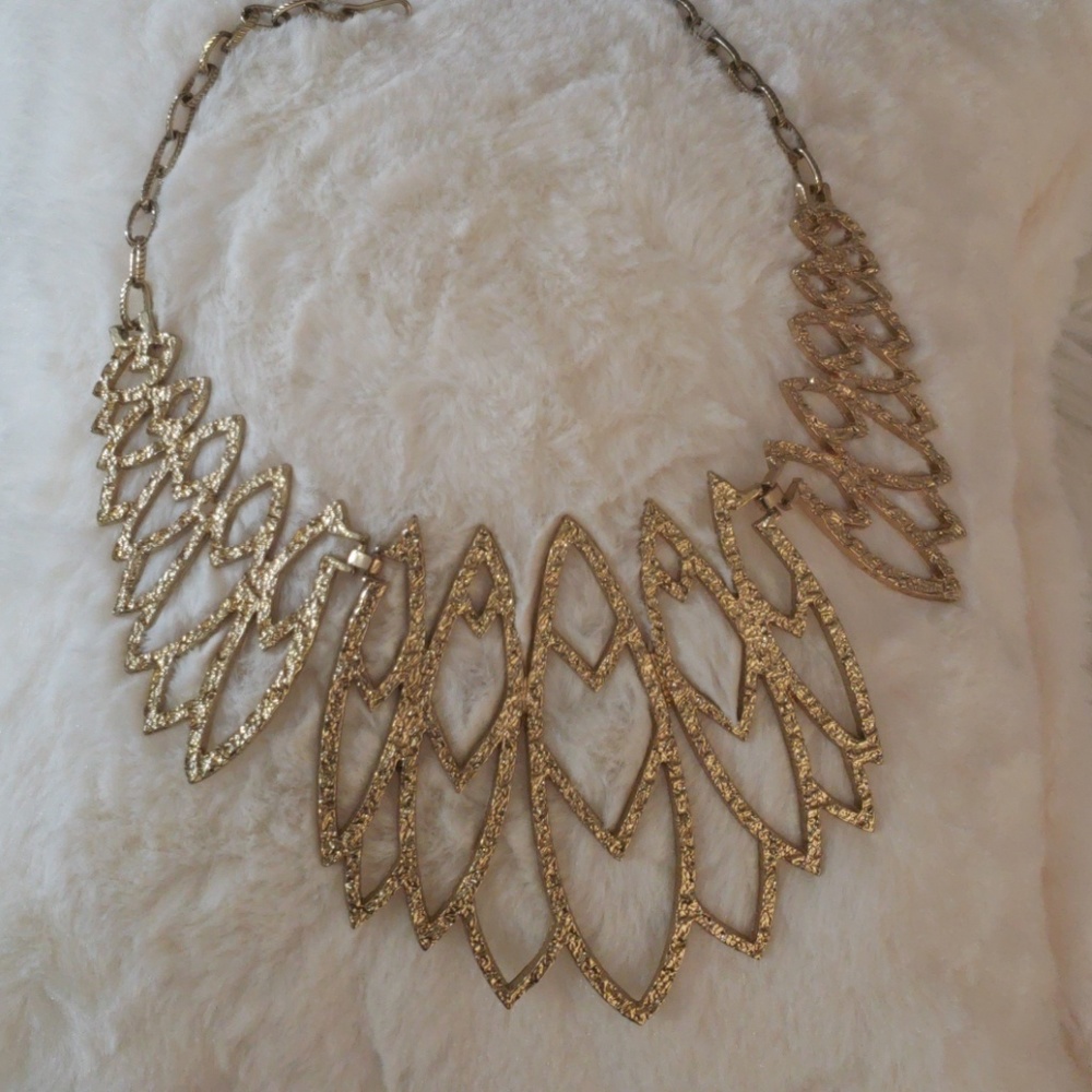 Gold BCBG statement necklace